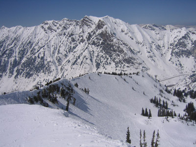 Chapter 10, Day 31 (April 20, 2006): Mount Superior and the Peruvian Cirque from near the top of Great Scott
