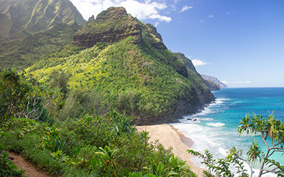 Chapter 9: Hanakapiai Beach from the Kalalau Trail on Kauai, October 30, 2013